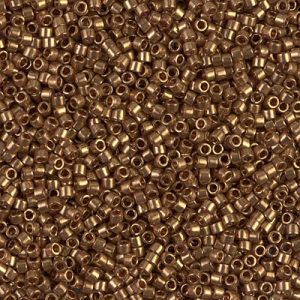DB0115 - 11/0 Miyuki Delica Seed Beads - Tr Luster Met Rose Gold