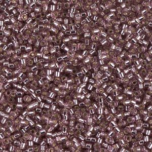 DB0146 - 11/0 Miyuki Delica Seed Bead - S/L Smoky Amethyst