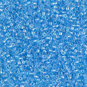 DB0176 - 11/0 Miyuki Delica Seed Bead - Transparent Aqua AB