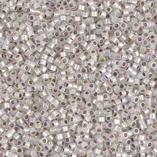DB0223 - 11/0 Miyuki Delica Seed Bead-Silver Lined Opal