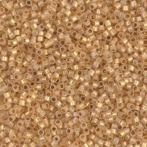 DB0230 - 11/0 Miyuki Delica Seed Bead - 24kt Gold Lined Opal