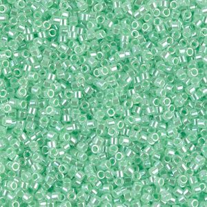 DB0237 - 11/0 Miyuki Delica Seed Bead - Mint Green Ceylon