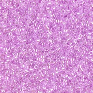 DB0248 - 11/0 Miyuki Delica Seed Bead - Crystal Lined Pale Lilac