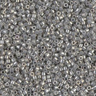 DB0251 - 11/0 Miyuki Delica Seed Bead-Galvanized Grey Luster