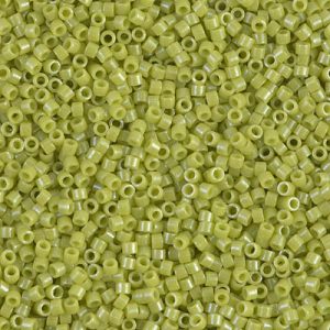 DB0262 - 11/0 Miyuki Delica Seed Bead - Opaque Chartreuse Luster