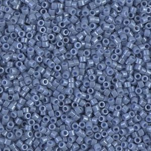 DB0266 - 11/0 Miyuki Delica Seed Bead - Opaque Denim Blue Luster
