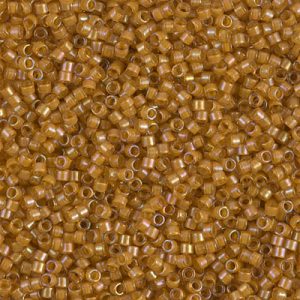 DB0272 - 11/0 Miyuki Delica Seed Beads - Goldenrod Lined Topaz AB