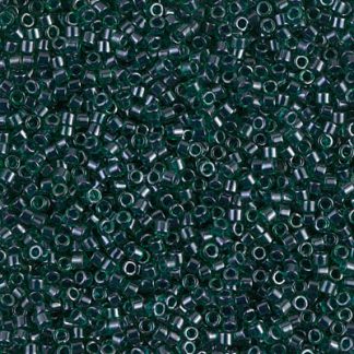 DB0275 - 11/0 Miyuki Delica Seed Beads-Lined Emerald Luster