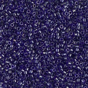 DB0277 - 11/0 Miyuki Delica Seed Bead-Tr Cobalt Luster