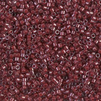 DB0280 - 11/0 Miyuki Delica Seed Beads-Cranberry Lined Crystal Luster