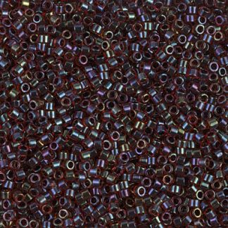 DB0297 - 11/0 Miyuki Delica Seed Beed - Garnet Lined Ruby AB