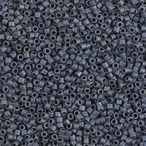 DB0301 - 11/0 Miyuki Delica Seed Bead - Matte Gunmetal