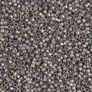 DB0321 - 11/0 Miyuki Delica Seed Beads - Matte Nickel Plated