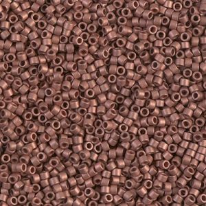 DB0340 - 11/0 Miyuki Delica Seed Bead - Matte Copper Plated