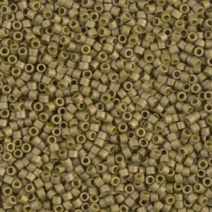 DB0371 - 11/0 Miyuki Delica Seed Beads - Matte Metallic Olive Gold