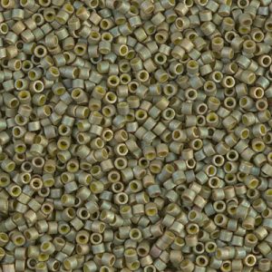 DB0372 - 11/0 Miyuki Delica Seed Bead - Matte Op Lt Olive Luster