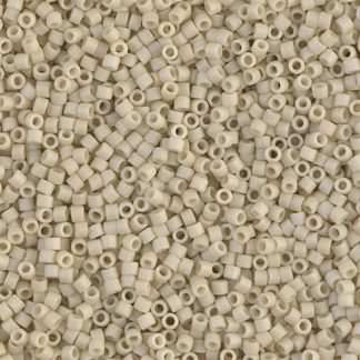 DB0388 - 11/0 Miyuki Delica Seed Beads-Matte Opaque Bone Luster