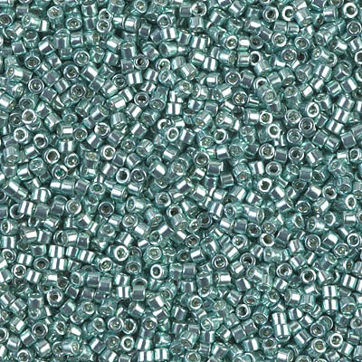 DB0414 - 11/0 Miyuki Delica Seed Bead - Dyed Galv Green