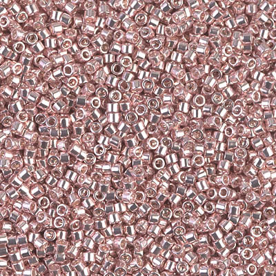 DB0418 - 11/0 Delica Seed Beads - Galvanized Light Rose