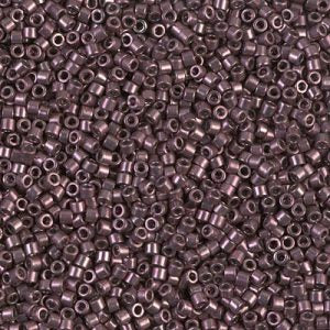DB0454 - 11/0 Miyuki Delica Seed Bead - Galv Smoky Amethyst