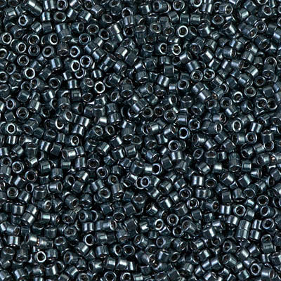 DB0465 - 11/0 Miyuki Delica Seed Bead - Dyed Nickle Plated Midnight Blue