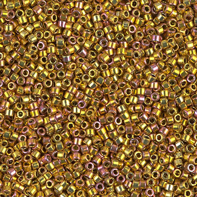 DB0501 - 11/0 Miyuki Delica Seed Bead - 24kt Gold Iris