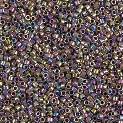 DB0541 - 11/0 Miyuki Delica Seed Bead - Palladium Spectrum Gold