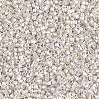 DB0551F - 11/0 Miyuki Delica Seed Bead-Mat Sterling Plated