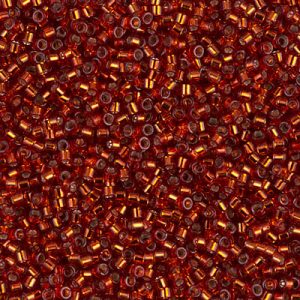 DB0601 - 11/0 Miyuki Delica Seed Beads - Silver Lined Copper