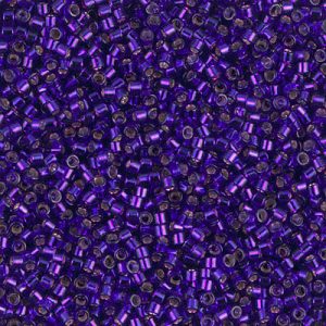 DB0610 - 11/0 Miyuki Delica Seed Bead - Dyed S/L Dark Violet