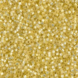 DB0623 - 11/0 Miyuki Delica Seed Bead - S/L Light Yellow Alabaster