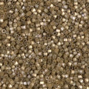 DB0671 - 11/0 Miyuki Delica Seed Bead - Variegated Taupe Silk Satin