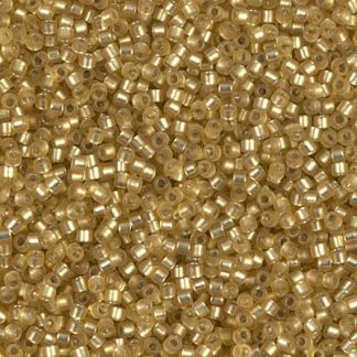 DB0687 - 11/0 Miyuki Delica Seed Beads - Dyed S/L Yellow Green