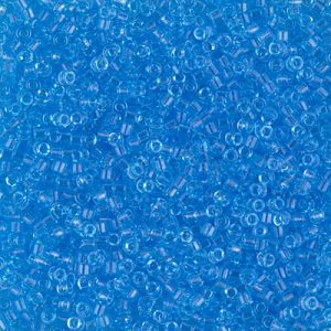 DB0706 - 11/0 Miyuki Delica Seed Beads - Transparent Aqua