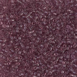 DB0711 - 11/0 Miyuki Delica Seed Bead - Tr Smokey Amethyst