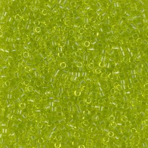DB0712 - 11/0 Miyuki Delica Seed Beads - Transparent Chartreuse