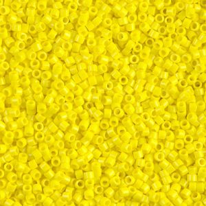 DB0721 - 11/0 Miyuki Delica Seed Beads - Opaque Yellow