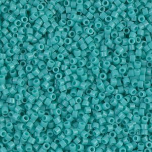 DB0729 - 11/0 Miyuki Delica Seed Beads - Op Turquoise Green