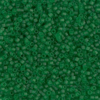DB0746 - 11/0 Miyuki Delica Seed Beads - Matte Tr Green