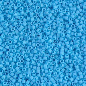DB0755 - 11/0 Miyuki Delica Seed Beads - Matte Op Light Blue