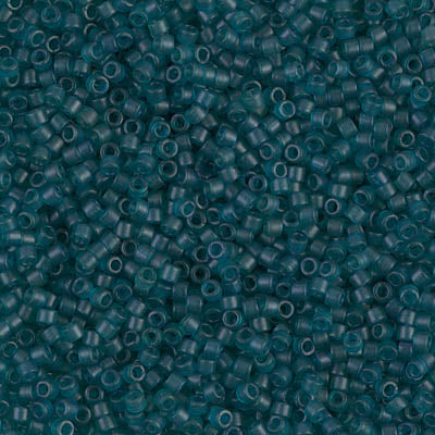 DB0788 - 11/0 Miyuki Delica Seed Beads-Dyed SF Tr Dark Teal