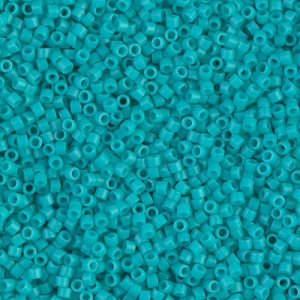 DB0793 - 11/0 Miyuki Delica Seed Beads - Dyed SF Op Turquoise Green
