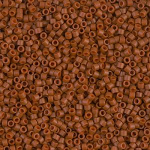 DB0794 - 11/0 Miyuki Delica Seed Beads - Dyed Mat Op Sienna