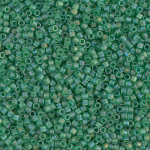 DB0858 - 11/0 Miyuki Delica Seed Bead - Matte Light Green AB