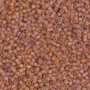 DB0866 - 11/0 Miyuki Delica Seed Bead - Matte Transparent Topaz AB