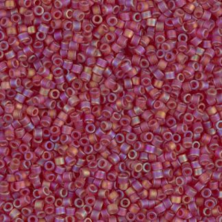 DB0867 - 11/0 Miyuki Delica Seed Bead-Matte TR Dark Cranberry AB