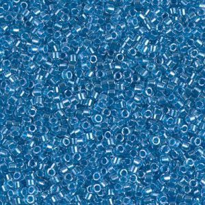 DB0905 - 11/0 Miyuki Delica Seed Beads - Sparkle Blue Lined Crystal