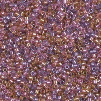 DB0982 - 11/0 Miyuki Delica Seed Beads-Sparkle Lined Tutti Frutti Mix