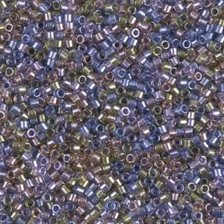 DB0986 - 11/0 Miyuki Delica Seed Beads-Sparkle Lined Majestic Mix