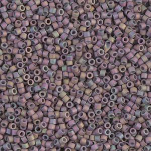 DB1067 - 11/0 Miyuki Delica Seed Beads - Matte Met Thistle Gold Iris